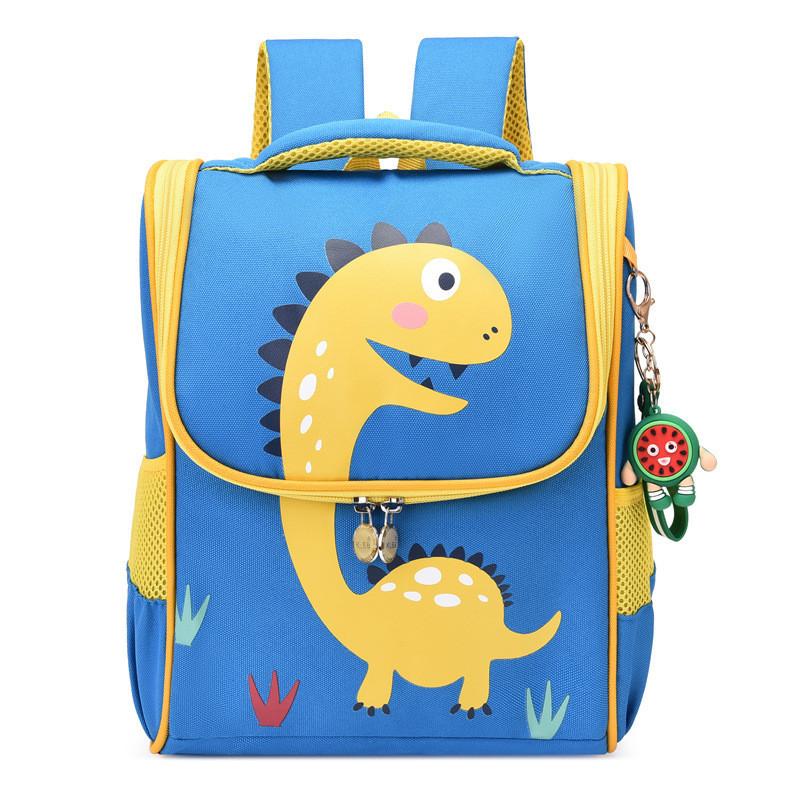 Durable Nylon Children's School Bag With Cute Cartoon Characters And Lightweight Features