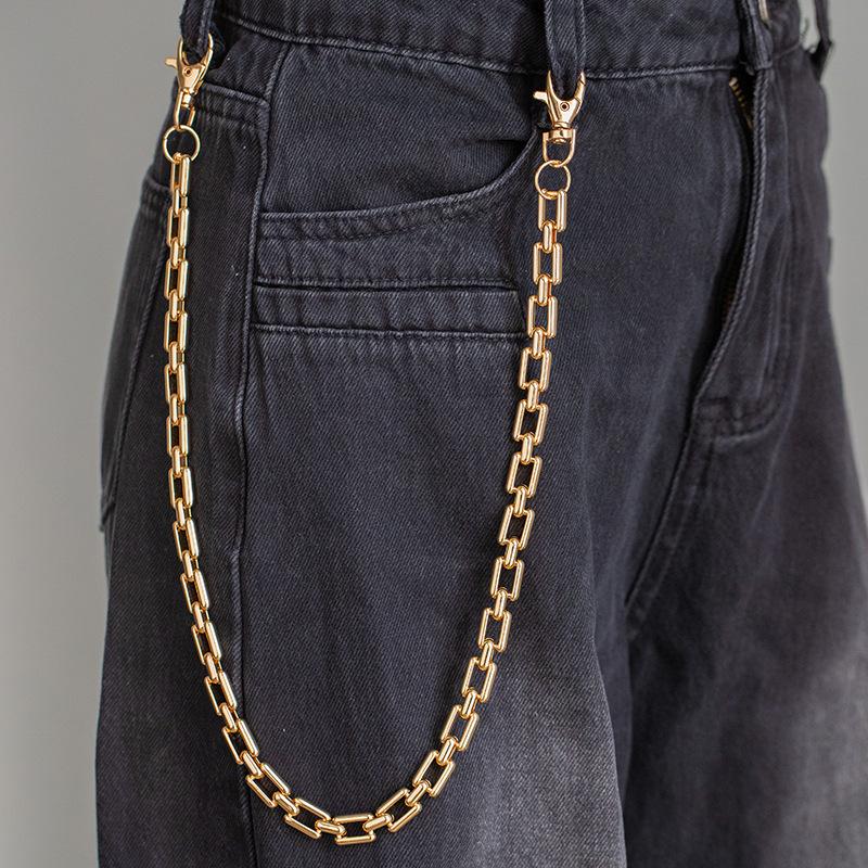 Metallkette Hüftkette Halskette Armband High-End Trendig Cool Personalisiert Jeans Kette Modeaccessoires