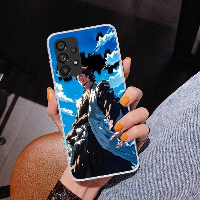 Aizen Sousuke Bleach Phone Case For Samsung Galaxy A52 A32 A22 A12 A51 A31 A50S A30S A20S A10S Note 20 Ultra 10 Plus S10 A72 A71