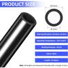 Polyurethane PU Air Hose Pipe Tube Kit, 10m(32.8ft) Length, 5mm ID * 8mm OD, High Performance Durable Pneumatic Air Tubing, Air Hose Kit with 14