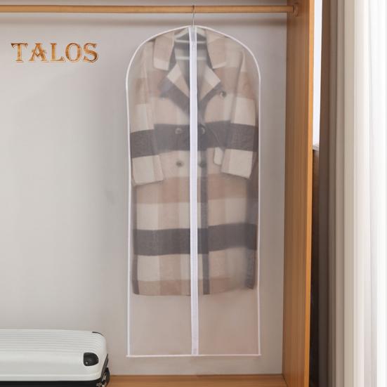 5Pcs Clothes Hanging Dust Covers Insect-Proof Transparent Fully Enclosed Clothing Protector Suit Coat Storage Bags