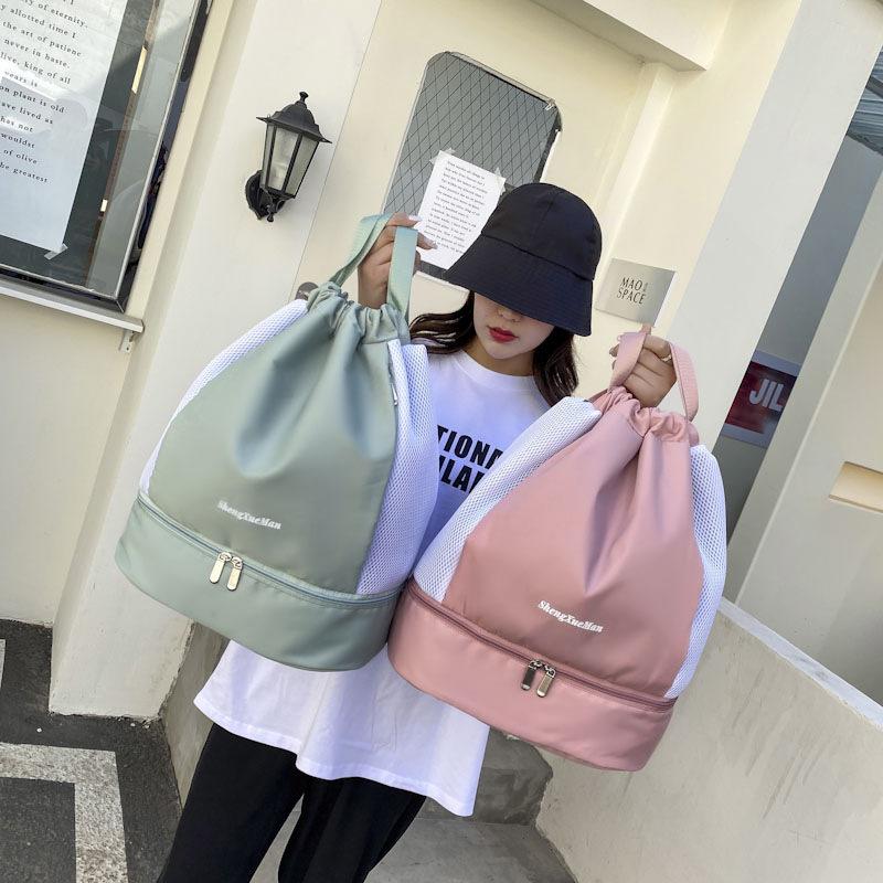 Fitness Bag Wet and Dry Separation Swimming Bag Waterproof Beach Storage Sports Backpack Women's Small Bag Swimming Bag Portable Men