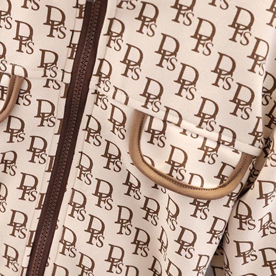 Children's Set Boys' Spring and Autumn Shoulder Bag Long Sleeved Stand Up Collar Jacket Fashionable Children's Two-piece Set