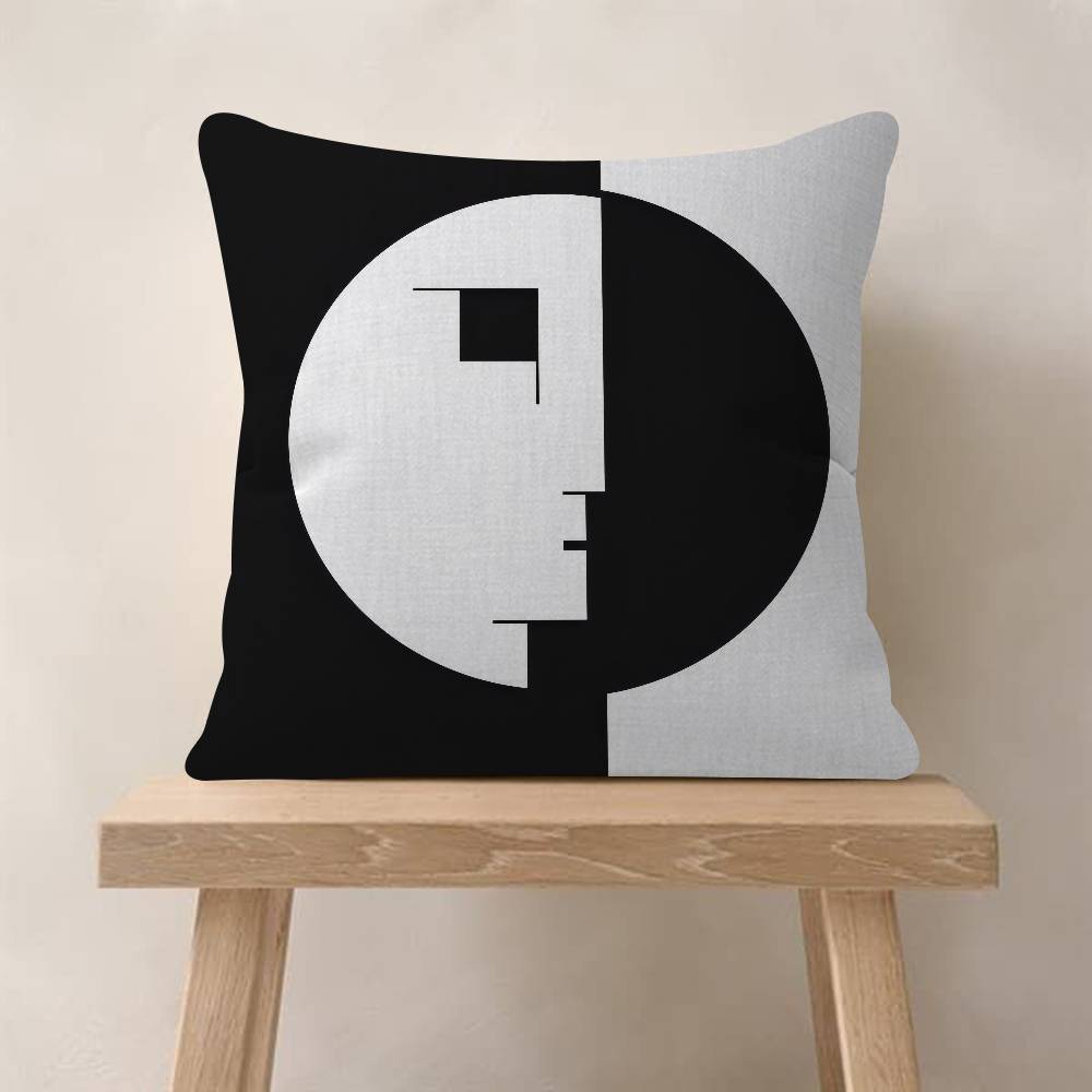 abstract Bauhaus-style  Cushion Cover Inches Farmhouse Decor Home Throw Pillow Covers for Couch Decorations