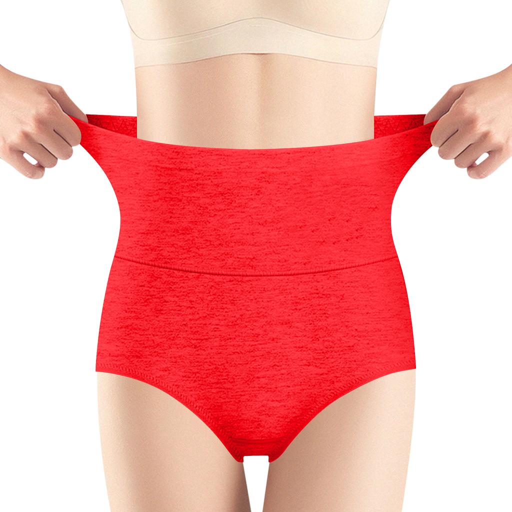 Damen Hohe Taille Bauchkontrolle und Po-Hebende Tanga-Slips