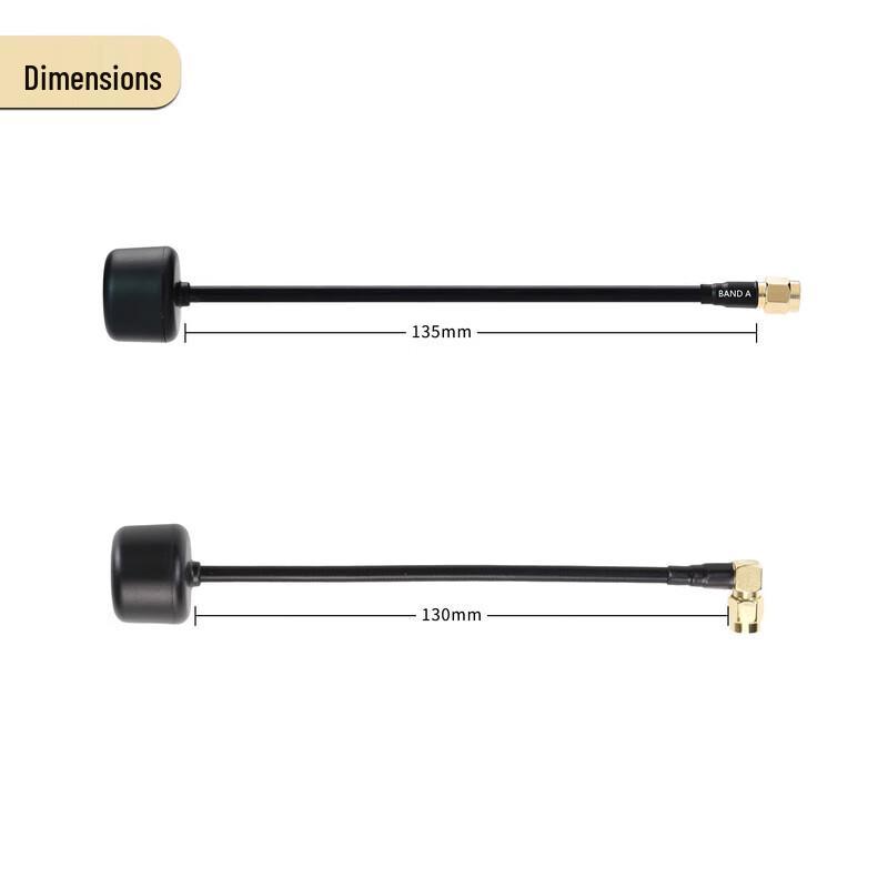 RUSHFPV 3.3G Lollipop SMA FPV Drone Circular Polarized Antenna