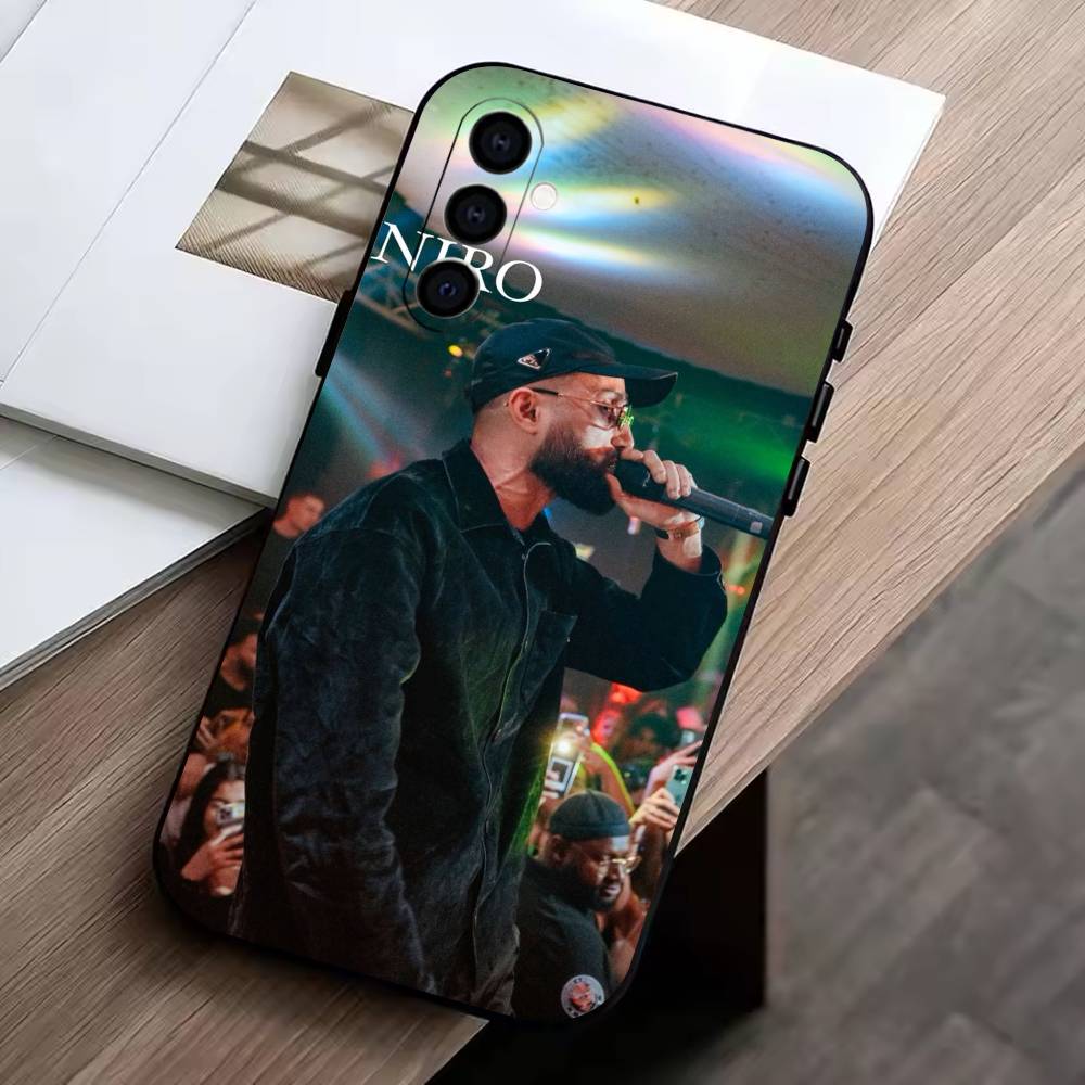 Singer N-NIRO Phone Case Black Silicone Soft For Samsung Galaxy A73,A72,A71,A70,A53,A52,A51