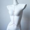 Euro-American Dollar Symbol Rhinestone Chest Chain Euro-American Bikini Sexy Body Chain Women'S Jewelry Body Chain