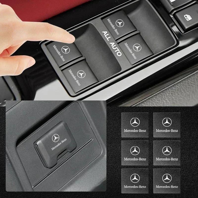 Car Interior Steering Wheel Dashboard Central Stickers Badge For Mercedes Benz Amg W204 W213 W205 W211 W212 W176 W205 W203 FE8