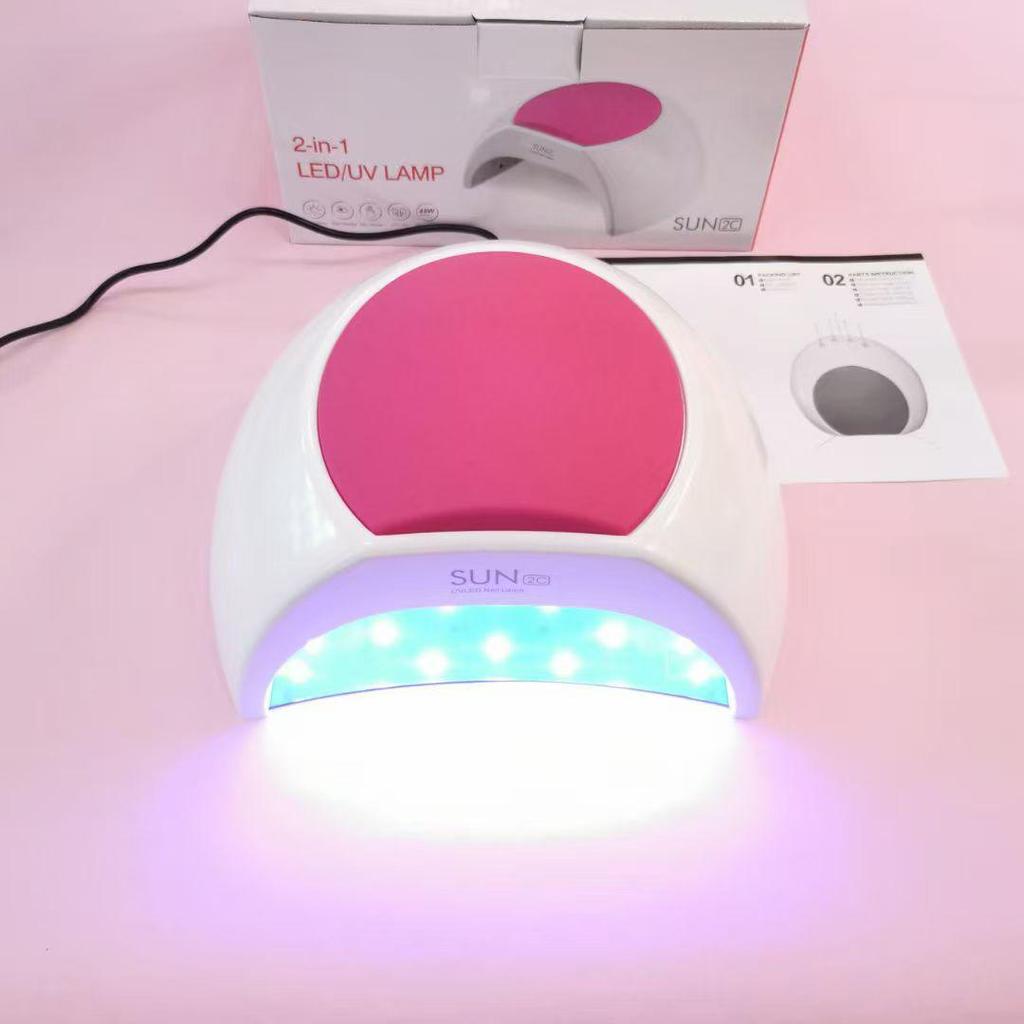 SUN12C34S 48W Nail Lamp: Touchscreen, Intelligent Induction Phototherapy System