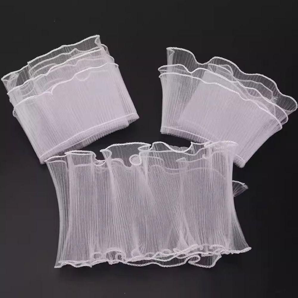 1Pcs Surrounding Edge Wave Yarn Lace Mesh  For Mother's Day Thanksgiving Birthday