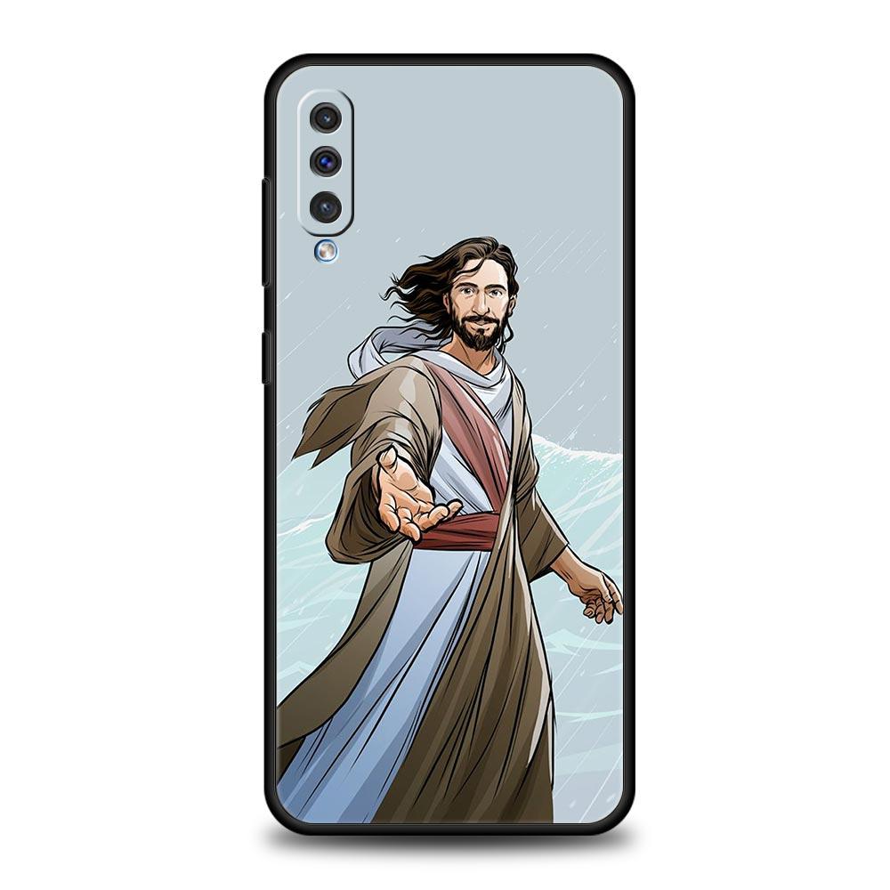 Christian Religious Jesus Phone Case For Samsung Galaxy A52 A50 A70 A10 A30 A40 A20S A20E A02S A12 A22 A72 A42 A32 5G A04s Cover