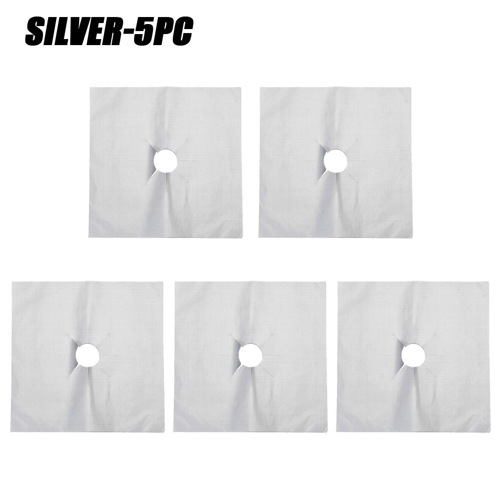 5/15 BUC. Rezistent la Murdărie, Rezistent la Căldură, Antiaderent, Protector pentru Aragaz cu Gaz, Antiaderent, Reutilizabil, Tampoane Protectoare Anti-zgârieturi