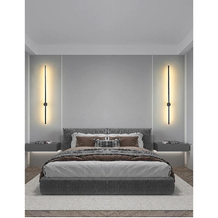 Fumi  Contemporary Long Strip Wall Lamp,  Led  Minimalist Indoor Wall Light For Indoor Living Room Bedroom,dining Room,bathroom