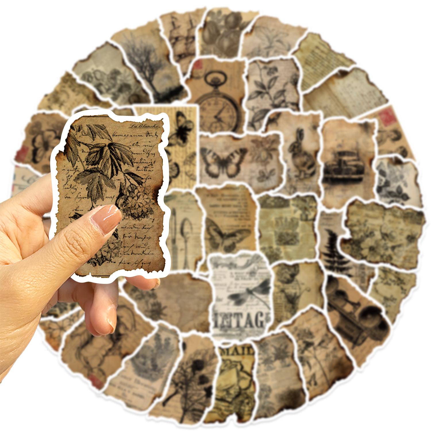 

50 Мультяшных Ретро Рукописных Граффити Наклеек Гитара Блокнот Чемодан Сделай Сам Водонепроницаемые Наклейки