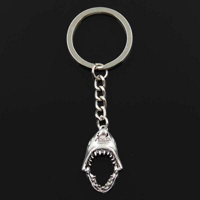 Fashion Opens Closes  Teeth Mouth 30x28mm Pendant 30mm Key Chain Bronze   Men Car Gift Keychain