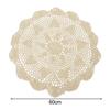 Crochet Mats Lace Table Cloth Vintage Doily DIY Material