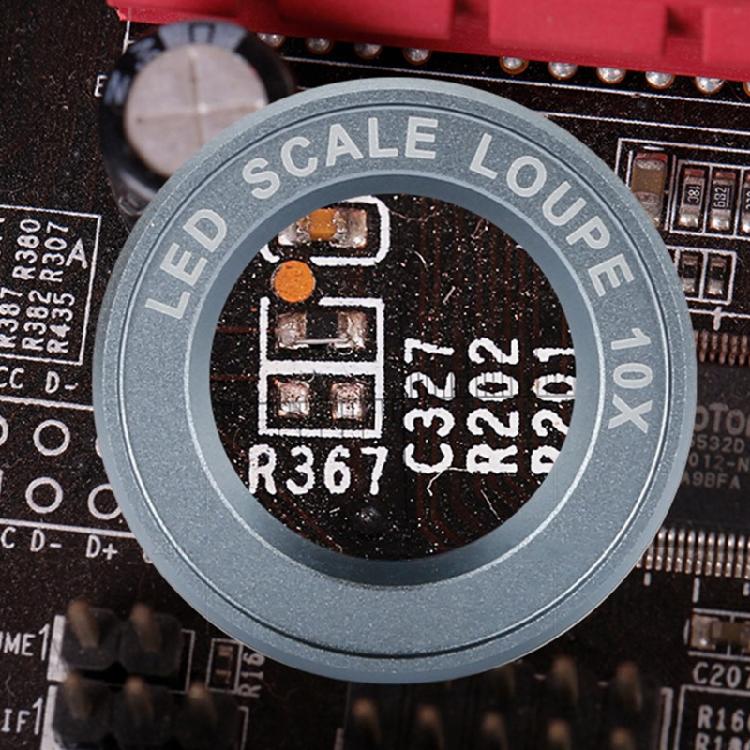 Magnifying Glass Magnifier for Child Reading Stamp LED Scale Loupe USB Charging