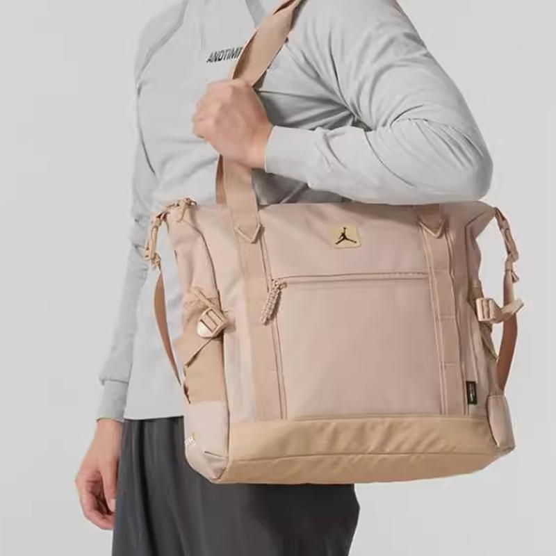 New Jordan Polyester Gym Bag Crossbody Bag Shoulder Bag Medium Size Unisex Pink JD2513033AD-003