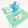 Make Wish Cat Metal Cutting Dies Scrapbooking Album Paper Cards Decorative Crafts Embossing Die Cuts
