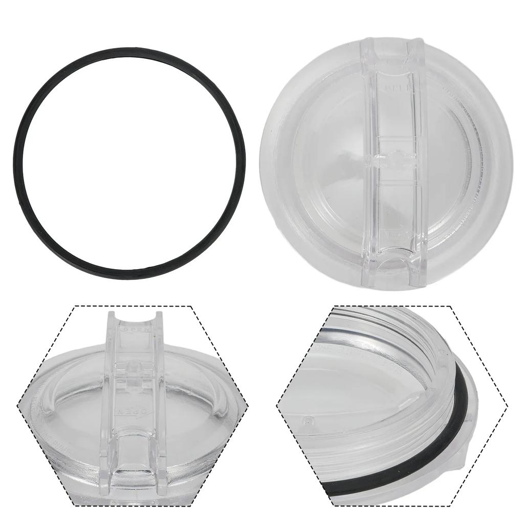 Threaded Cap O-ring Spas Yard Garden Exquisite Polycarbonate Pool Pump Lid Pool Equipment Threaded Strainer Lid