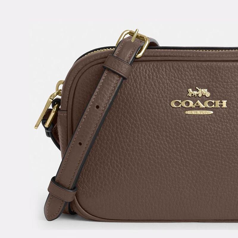 COACH Women's JAMIE Small Leather Camera Crossbody Bag