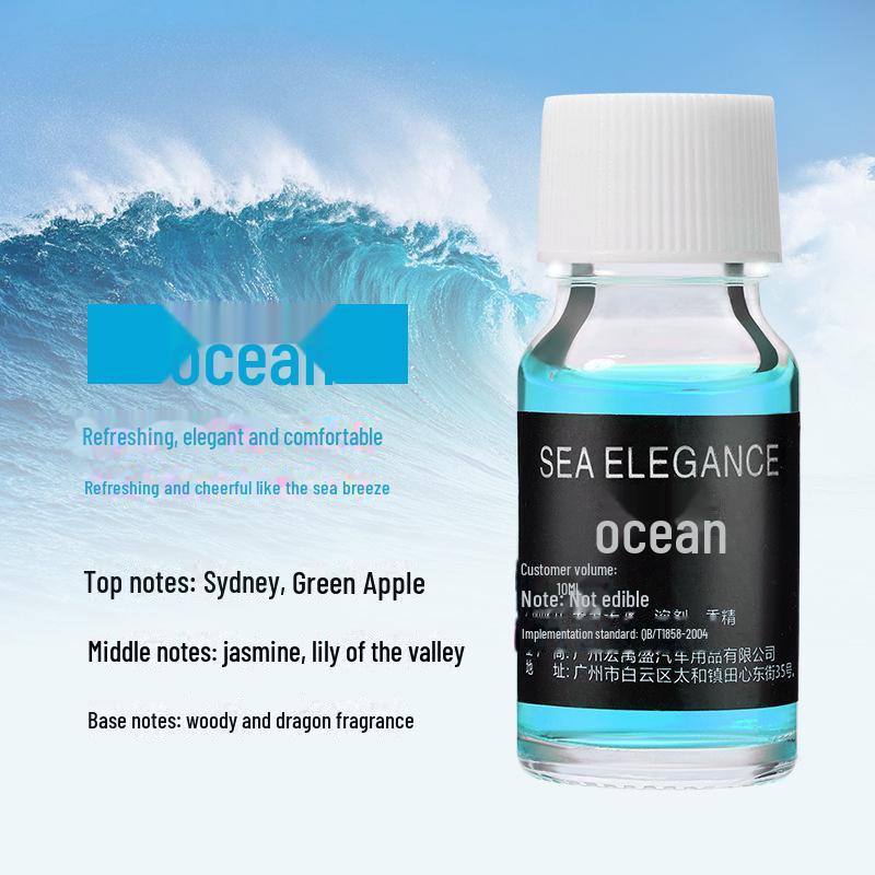 

10 мл эфирное масло для автомобильной ароматерапии в прозрачной пластиковой бутылке 10ml perfume (ocean) прозрачный