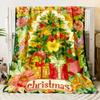 Traumhaftes Weihnachts-Flanell-Dünndecke Schlafzimmerdecke, Wohnzimmer, Sofadecke, Studentenbüro Nickerchen, Campingausflug, Kindergeschenk
