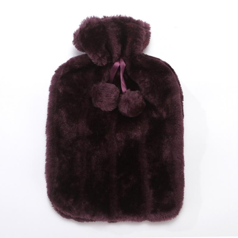 Rubber Hot Water Bottle, Hot Water Bottle, Fleece Sleeve, Imitation Rabbit Fur Cloth Sleeve, Hand Warmers and Foot Warmers.