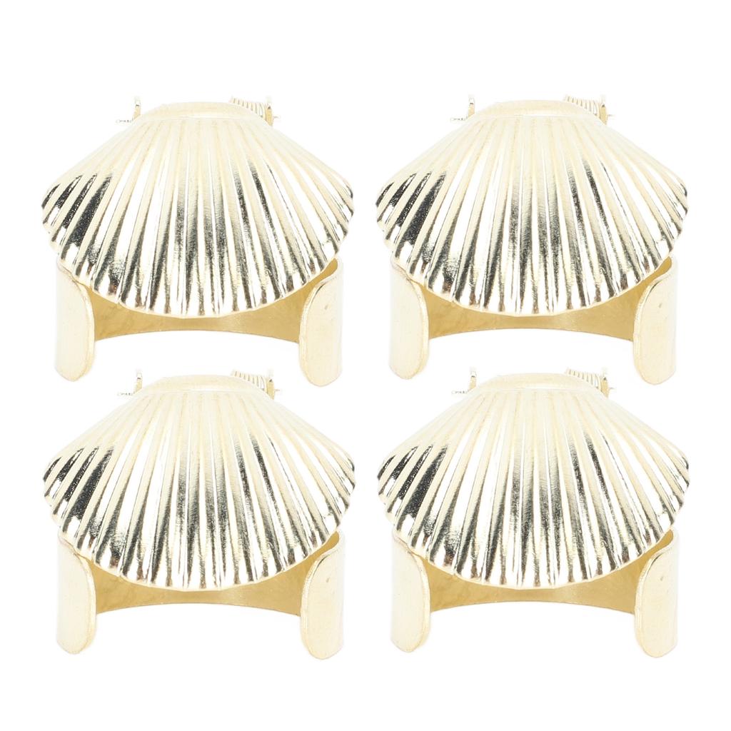 4Pcs Candle Snuffer Candle Extinguisher Metal Shell Pattern Automatic Candle Stopper for Candle Extinguishing