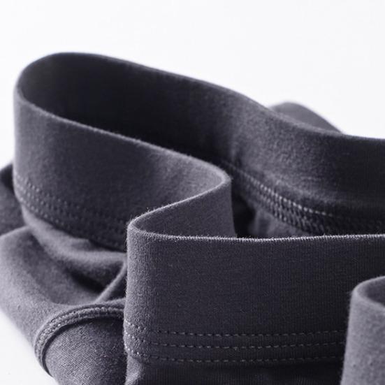 Boxerunterwäsche für Herren, mittelhoher Schnitt, elastischer Bund, U-konvexe Shorts, Höschen, einfarbig, atmungsaktiv, glatte Linien, schnelltrocknende Unterwäsche