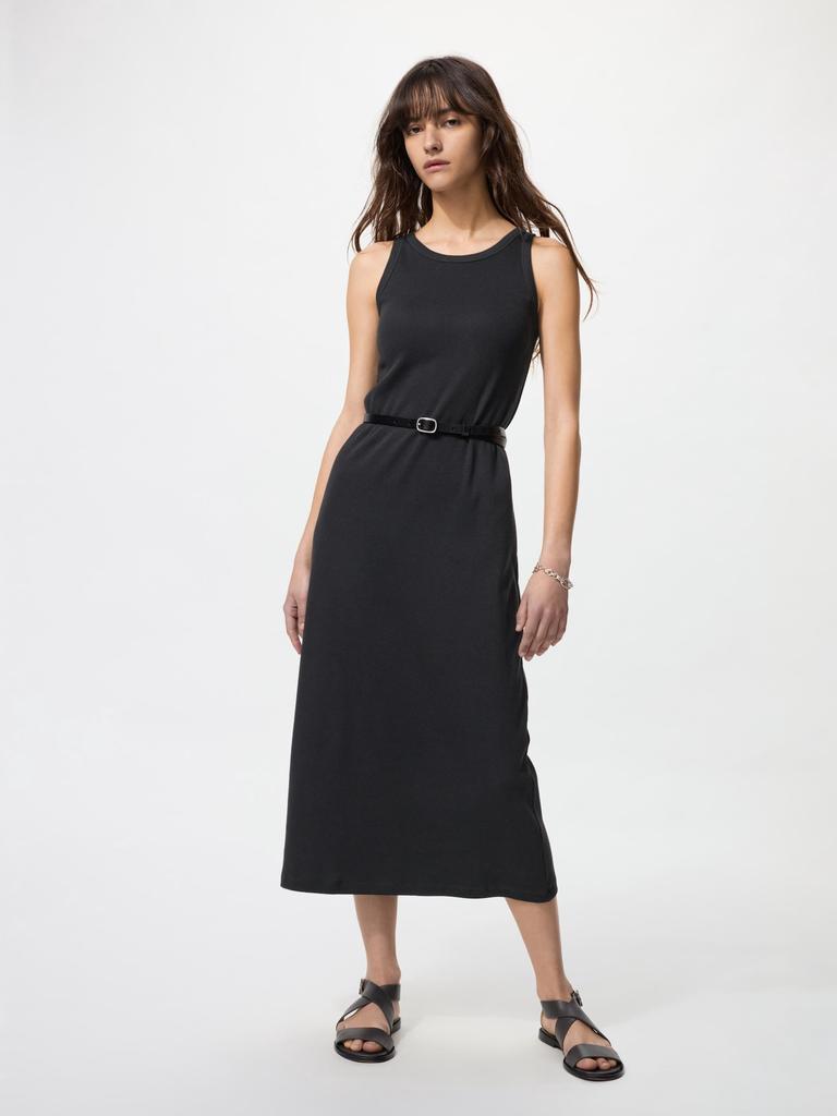 Uniqlo Vestido de Punto Canalé Japón