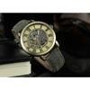 Forsining Watch Men's Fashion Casual Vintage Hollow Out Mechanical Watch