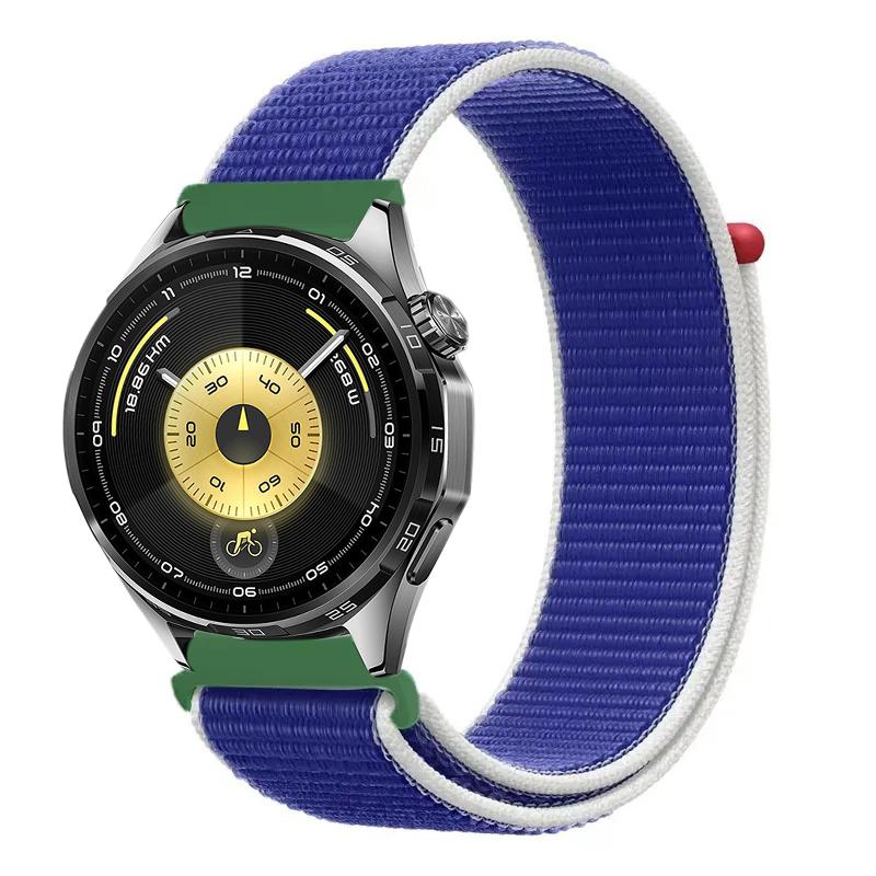 22mm 20mm Nylonarmband für Huawei Watch 5 4 GT6 GT6 Pro GT5-4-3 46mm Armband im Flaggen-Stil Amazfit Bip 6 Active 2 Balance 2 Correa