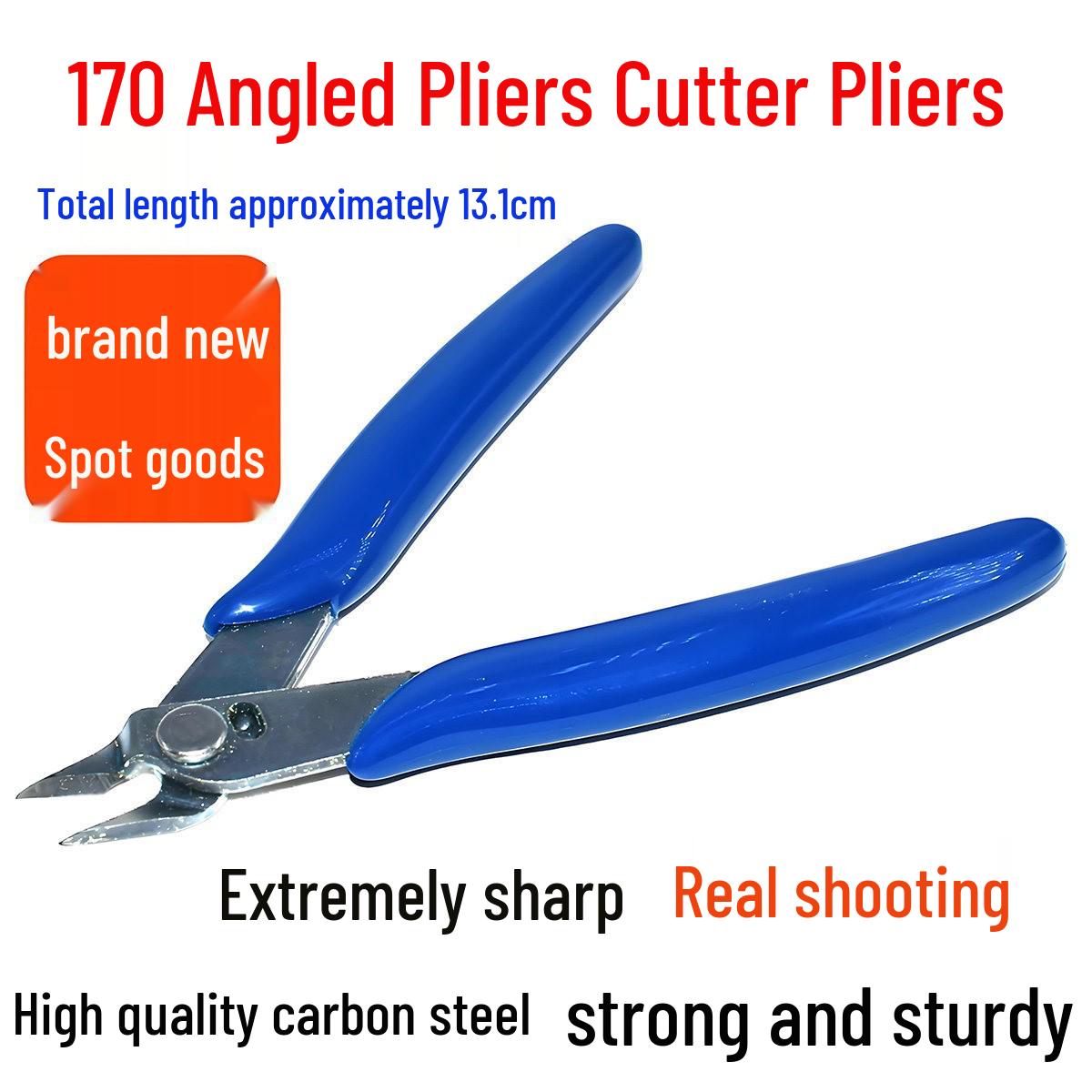 

Electrician s Special High-Grade Diagonal and Needle-Nose Pliers with Wire Stripping and Cutting Functions, Industrial Hardness.