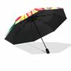 1pc Mandala Symmetry Automatic Cute Umbrella 8-Bone Design Compact Gear for Outdoor Travel, Perfect Holiday Gift yy251230028