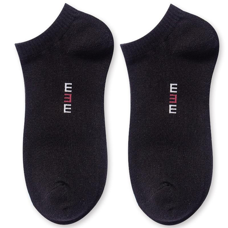 Men's Cotton Summer Breathable Short-legged Antibacterial and Deodorizing Sweat-absorbing Boat Socks and Short Stockings