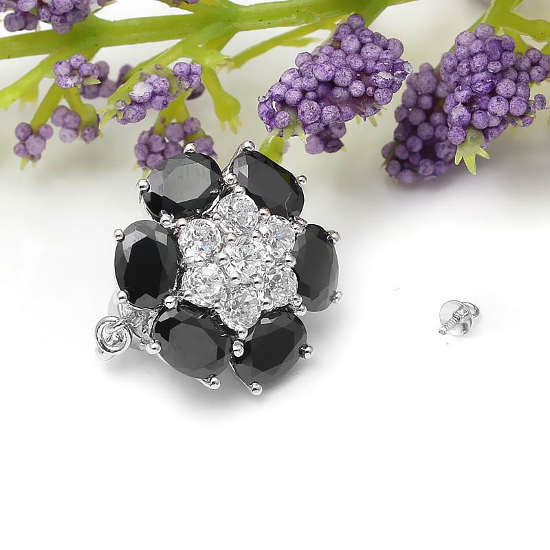 XD Hot Selling Necklace clasp Jewelry S925 pure silver large flower connecting clip