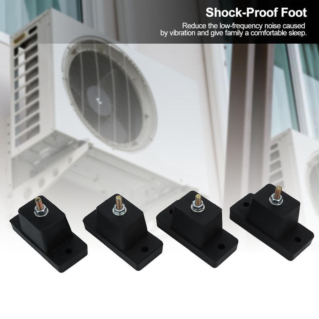 Shock Pad Base Shock Proof Foot Cushion for Outdoor Air Conditioning Bracket