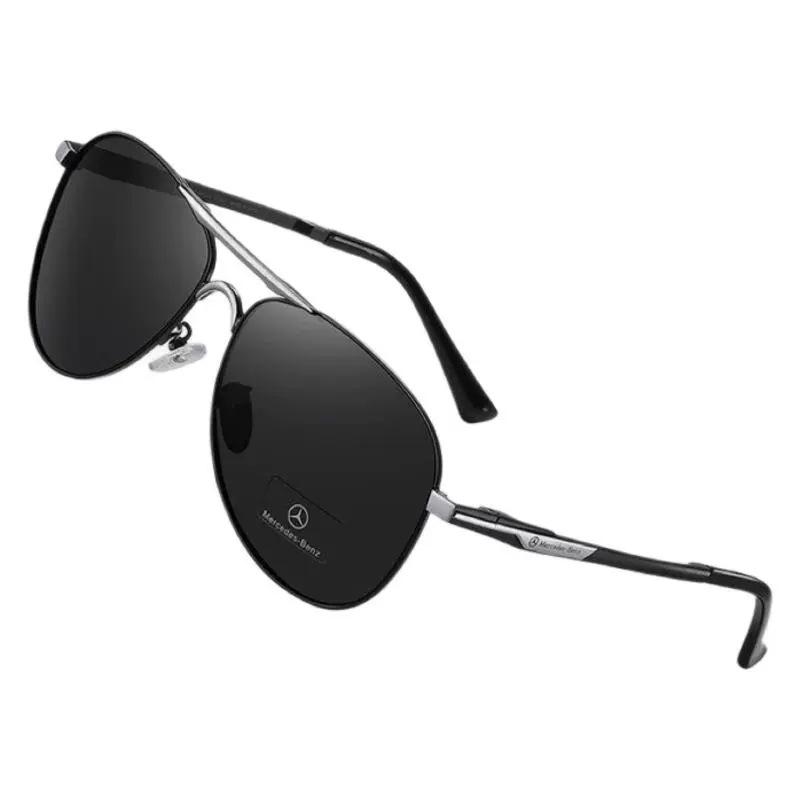 Car Polarized Sunglasses Safety Driving Anti Glar Goggles For Mercedes Benz AMG W204 W205 W212 W221 W117 W177 GLA GLE Sticker PJ0