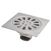 Shower Drain Square Shape Adjustable Tile Insertion Floor Drain Channel for Kitchen Bathroom