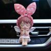Car Perfume Clip Air Freshener Auto Vent Fragrance Cartoon Solid Parfum Wholesale Cute Angel Doll Automobile Accessories Girl