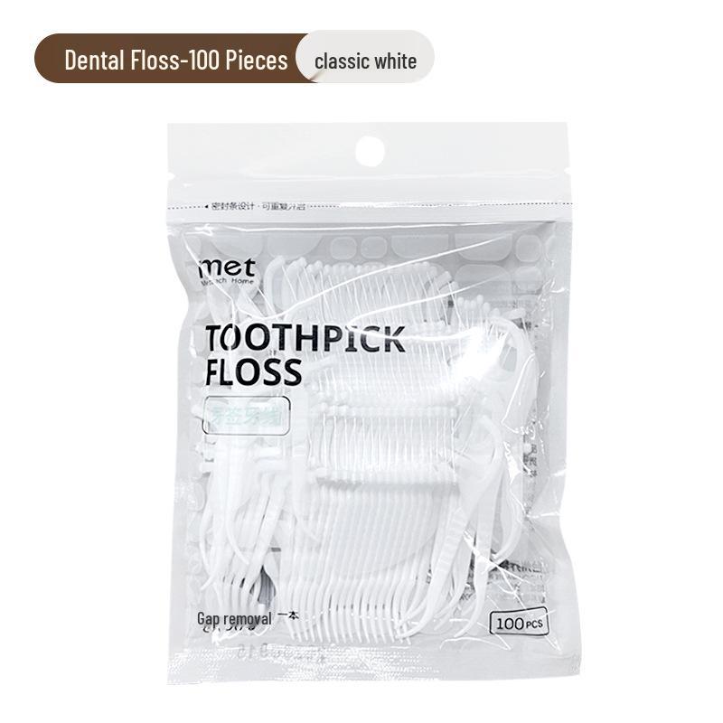 Automatic Pop-up Portable Mini Floss and Toothpick Storage Box