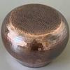 Handcrafted Copper Tea Canister,Retro Thickened Coffee Beans Tank Storage,With lid Spice Container Salt Seasoning Organizer