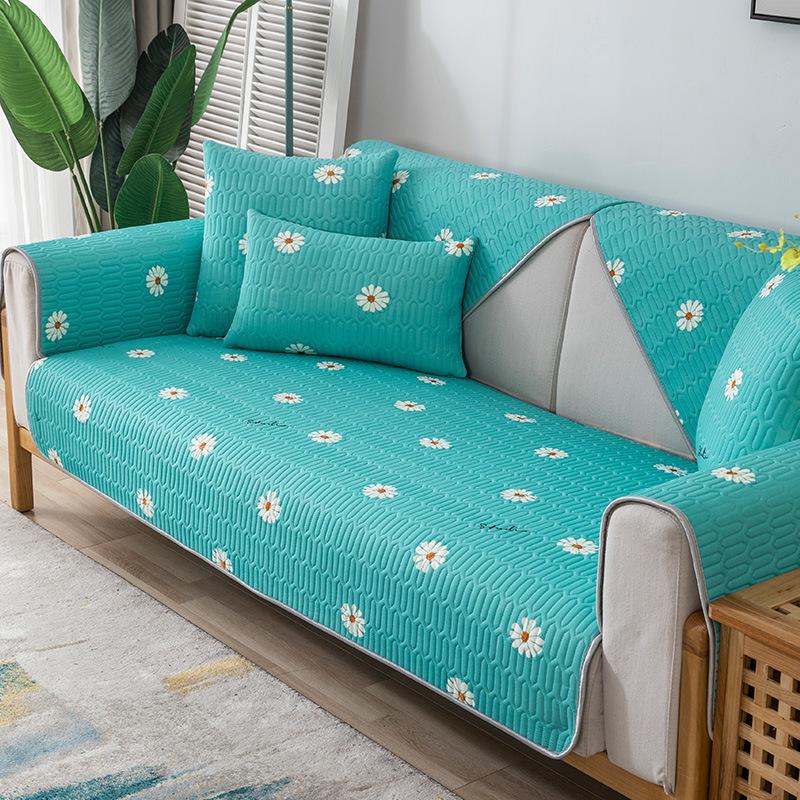 Latex Sofa Cushion Summer New Non -Slip Ice Silk Summer Mat Cushion Cartoon Cool Sofa Cover Cover Cloth