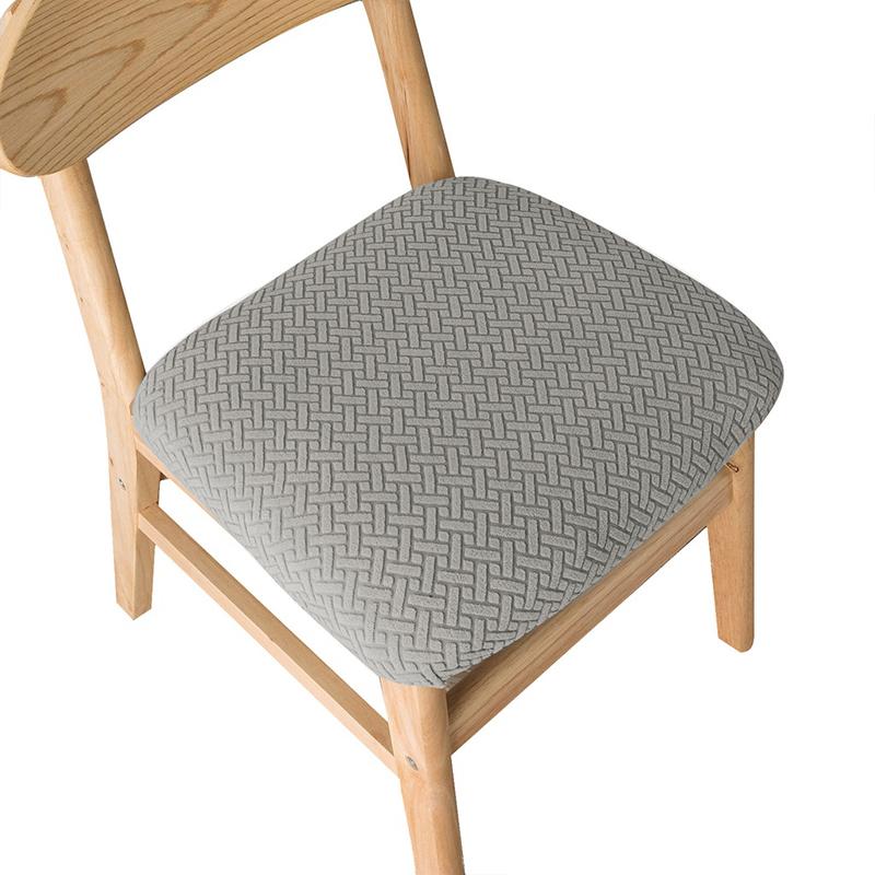 

Чехлы на сиденья для обеденного стула, эластичный жаккардовый чехол на стул для свадьбы, отеля, банкета, защита для столовой, съемный чехол на стул 1 Piece