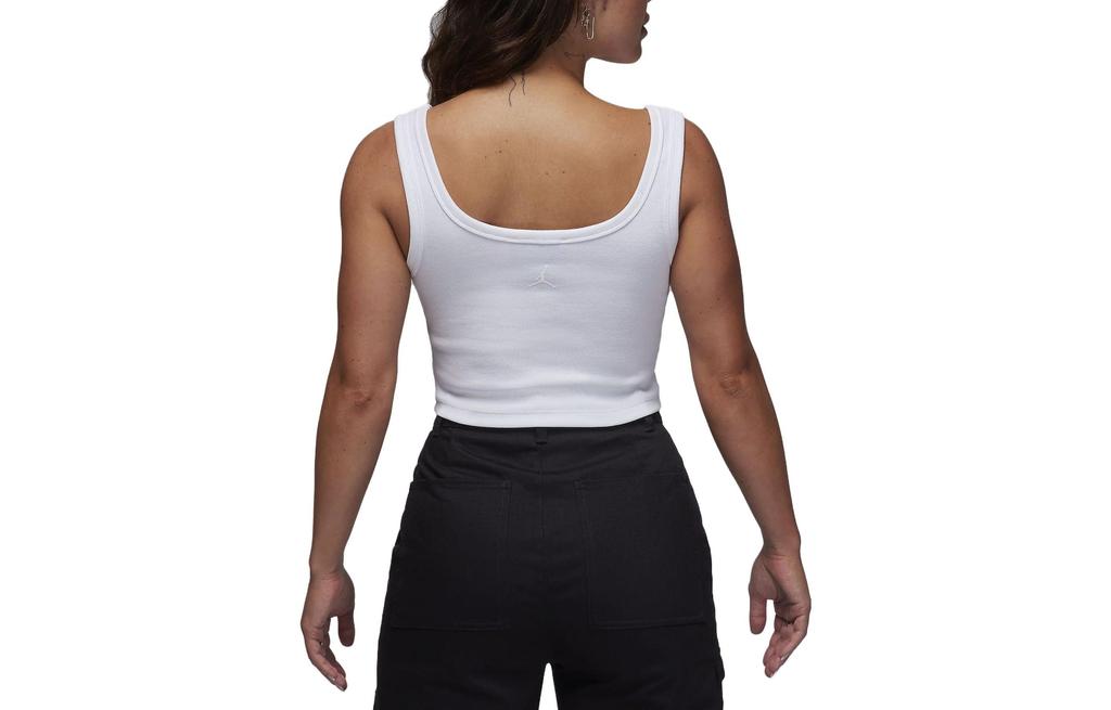 Jordan Tank Tops Women's White U Neck Moderate Other FJ6148-100