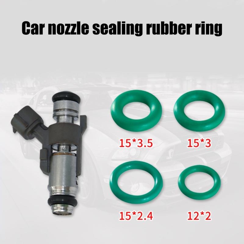 O-rings Set Rubber Gaskets Seal Rings for Car Fuel Injectors Pressure Plumbing Repair O Rings Washer