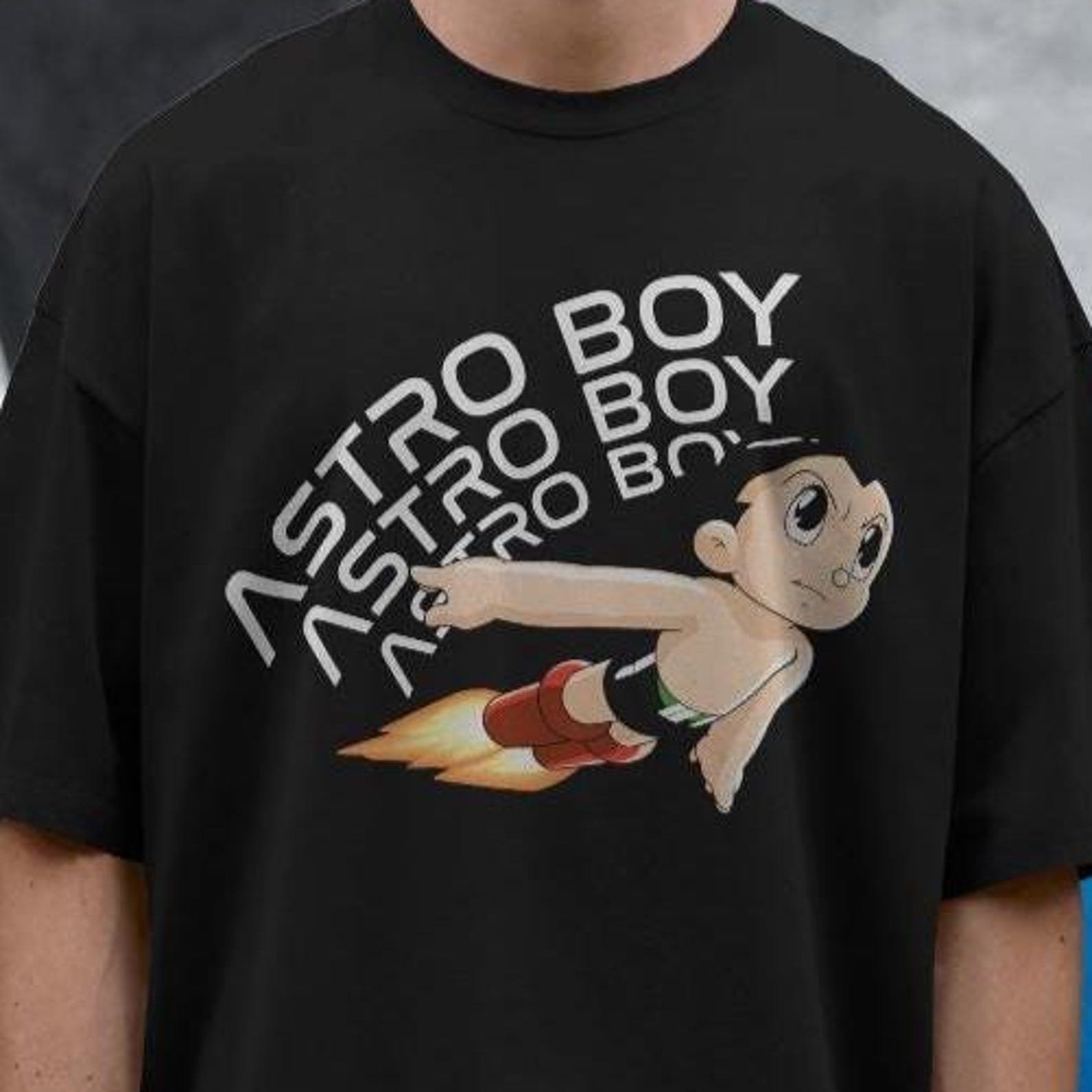 Astro Boy T-Shirt: Vintage Anime Sci-Fi Tee L