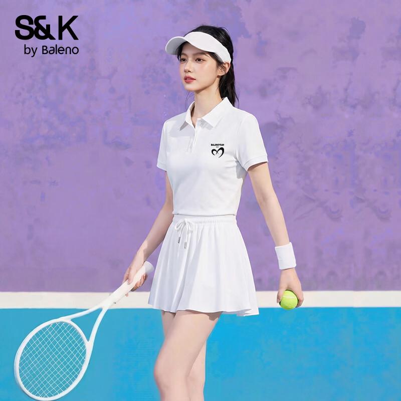 Baleno Women s Polo Collar Skirt Two-Piece Set S